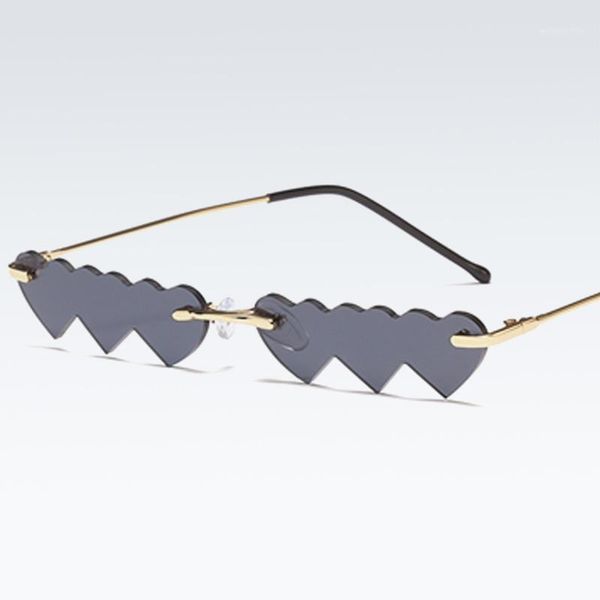 trendy products frameless punk woman sunglasses heart shaped unique irregular lenses party street shooting personalized glasses1, White;black
trendy products frameless punk woman sunglasses heart shaped unique irregular lenses party street shooting personalized glasses1, White;black