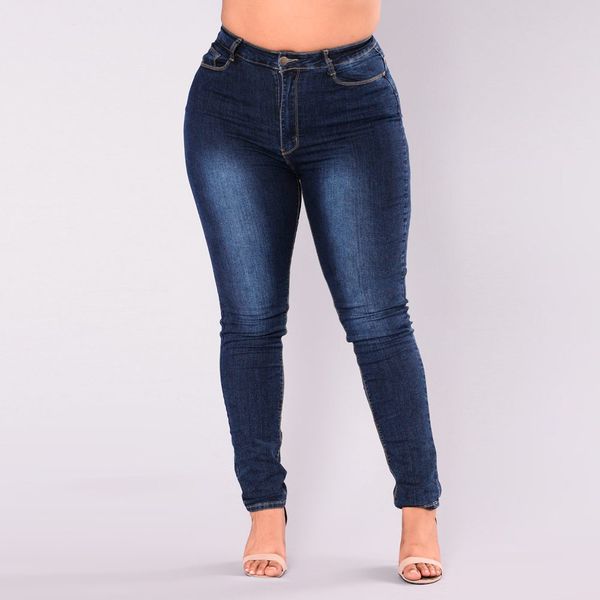 high waist jeans femme women plus size leggings denim skinny jeans pencil pants stretch bodycon slim trousers # lj201126, Black;white
high waist jeans femme women plus size leggings denim skinny jeans pencil pants stretch bodycon slim trousers # lj201126, Black;white