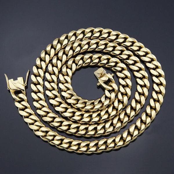 316l stainless steel men women cuban link chain necklace bracelet high polished curb chains jewelry double safety clasps 14mm 8.5inch-30inch, Silver 
316l stainless steel men women cuban link chain necklace bracelet high polished curb chains jewelry double safety clasps 14mm 8.5inch-30inch, Silver