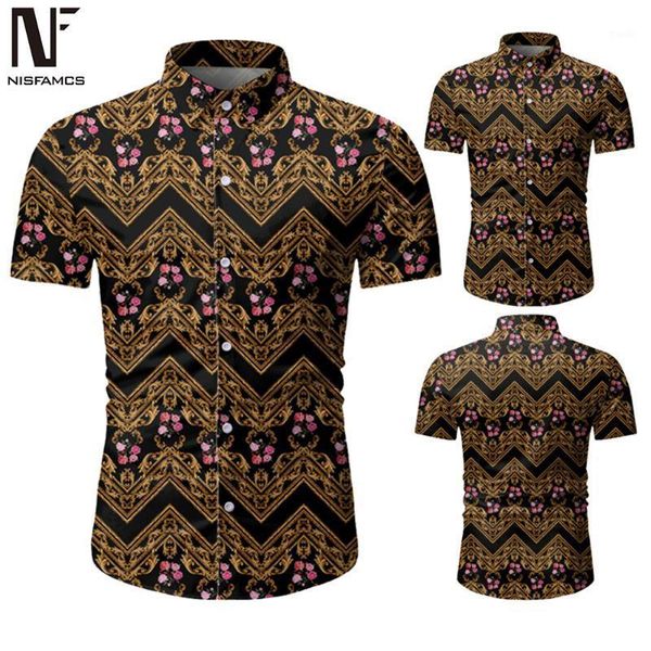 men's casual shirts men blusa flowers printed elegant dinner wear clothes turn-down collar man short sleeve male floral shirt slim fit, White;black
men's casual shirts men blusa flowers printed elegant dinner wear clothes turn-down collar man short sleeve male floral shirt slim fit, White;black