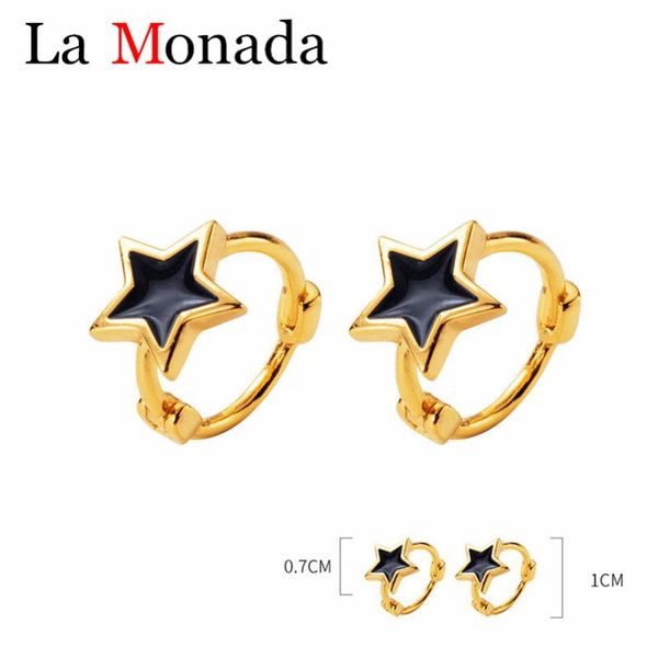 hoop & huggie real 925 sterling silver black star geometric small earrings for women girl piercing earing jewelry drop, Golden;silver
hoop & huggie real 925 sterling silver black star geometric small earrings for women girl piercing earing jewelry drop, Golden;silver