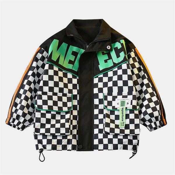 fashion boys checkerboard jacket kids letter printed casual outwear 2022 spring children lapel stripe long sleeve clothing q4977, Blue;gray
fashion boys checkerboard jacket kids letter printed casual outwear 2022 spring children lapel stripe long sleeve clothing q4977, Blue;gray
