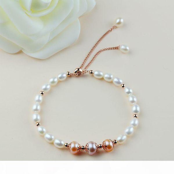 small ornaments natural freshwater pearl bracelet creative and fashion beaded bracelet, Black