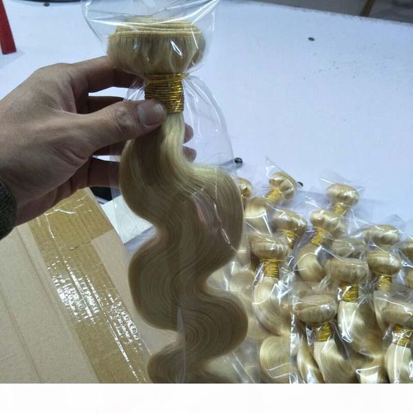 blonde body wave hair weave 100% human hair color 613# double weft no shedding tangle 3 bundles lot, dhl, Black
blonde body wave hair weave 100% human hair color 613# double weft no shedding tangle 3 bundles lot, dhl, Black
