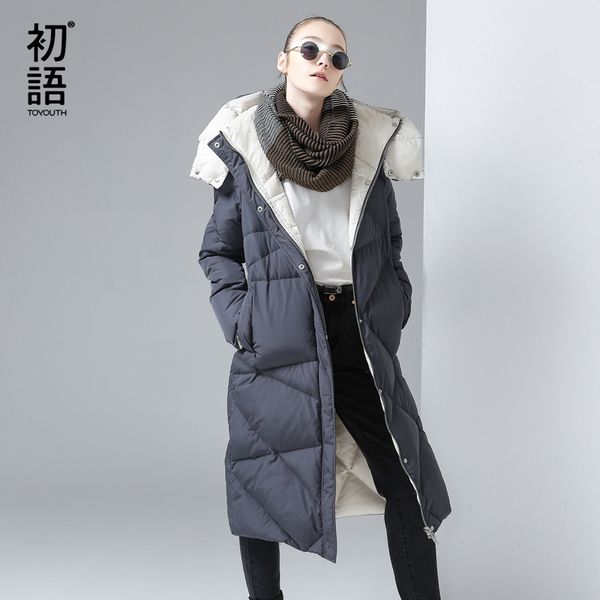 toyouth winter women's jacket women long coat parkas thick female hooded duck warm down parka, Black
toyouth winter women's jacket women long coat parkas thick female hooded duck warm down parka, Black