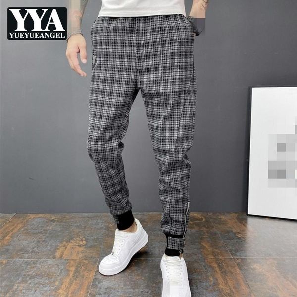 men autumn winter fashion plaid casual pencil pants sports ankle length sweatpants loose drawstring micro-elasticity harem pant, Black
men autumn winter fashion plaid casual pencil pants sports ankle length sweatpants loose drawstring micro-elasticity harem pant, Black