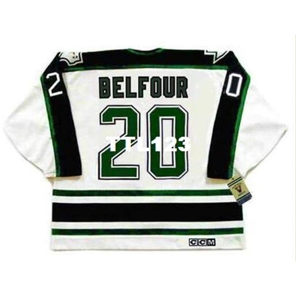 mens #20 ed belfour dallass stars 1990 ccm vintage hockey jersey or custom any name or number retro jersey, Black
mens #20 ed belfour dallass stars 1990 ccm vintage hockey jersey or custom any name or number retro jersey, Black