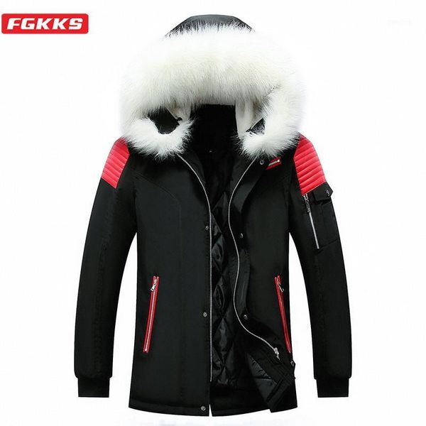 fgkks winter brand men hooded parka coat men's fashion casual overcoat outdoor wild thick warm parkas coats male1, Black
fgkks winter brand men hooded parka coat men's fashion casual overcoat outdoor wild thick warm parkas coats male1, Black