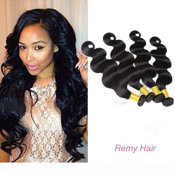 leila 10a brazilian remy virgin hair bundles peruvian malaysian 4 pieces lot body wave wet and wavy hair weaves 8-28inch nautral color, Black 
leila 10a brazilian remy virgin hair bundles peruvian malaysian 4 pieces lot body wave wet and wavy hair weaves 8-28inch nautral color, Black