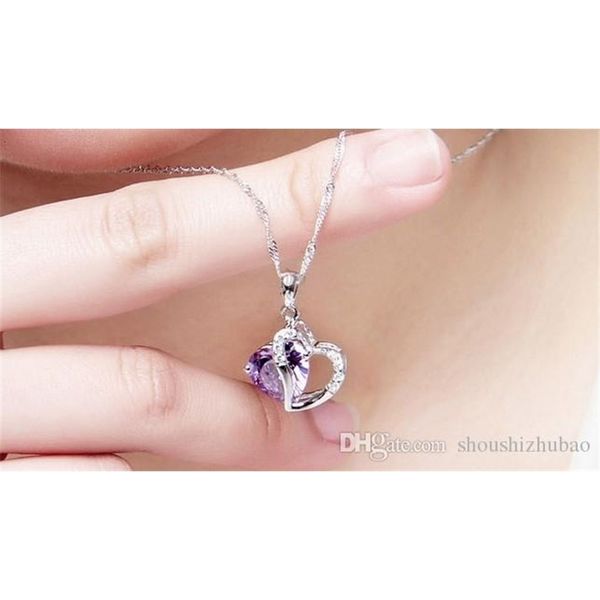 silver women heart crystal rhinestone focus chain fashion pendant necklace jewelry4ksh
silver women heart crystal rhinestone focus chain fashion pendant necklace jewelry4ksh