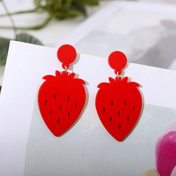 dangle & chandelier fashion fruit red strawberry drop earrings for women 2021 trendy resin acrylic big earring ladies girls gift jewelry, Silver
dangle & chandelier fashion fruit red strawberry drop earrings for women 2021 trendy resin acrylic big earring ladies girls gift jewelry, Silver
