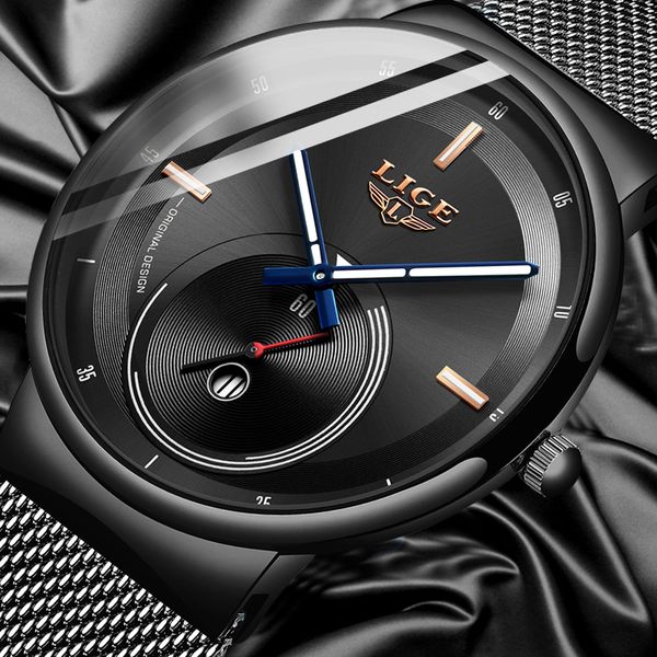 lige mens watches 2019 new fashion casual black quartz watch men unique dial sport waterproof male clock relogio masculino+box cx200804, Slivery;brown
lige mens watches 2019 new fashion casual black quartz watch men unique dial sport waterproof male clock relogio masculino+box cx200804, Slivery;brown