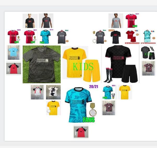 2020 2021 mohamed m. salah firmino thiago soccer jerseys 20 21 football shirts diogo jota j. virgil men uniforms, Black;yellow
2020 2021 mohamed m. salah firmino thiago soccer jerseys 20 21 football shirts diogo jota j. virgil men uniforms, Black;yellow