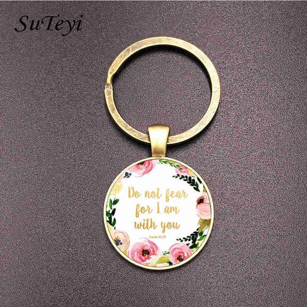 chain suteyi vintage bronze holder christian key charms bible psalm glass and flower picture keychain men women gift, Silver
chain suteyi vintage bronze holder christian key charms bible psalm glass and flower picture keychain men women gift, Silver