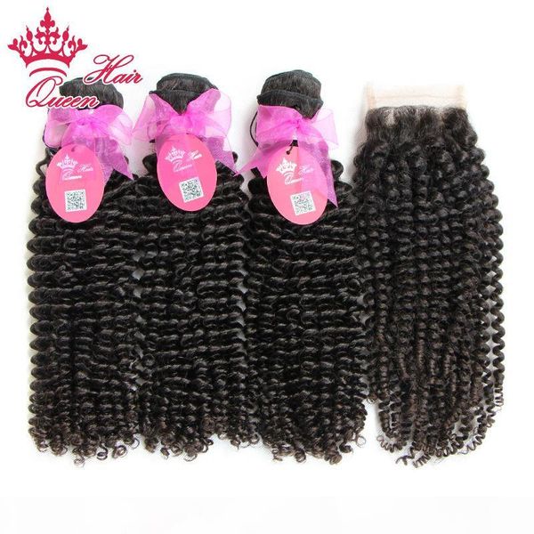 queen hair kinky curly 1pc lace closure with 3pcs bundle,4pcs lot brazilian virgin human hair extensions 10"-28" dhl ing, Black
queen hair kinky curly 1pc lace closure with 3pcs bundle,4pcs lot brazilian virgin human hair extensions 10"-28" dhl ing, Black