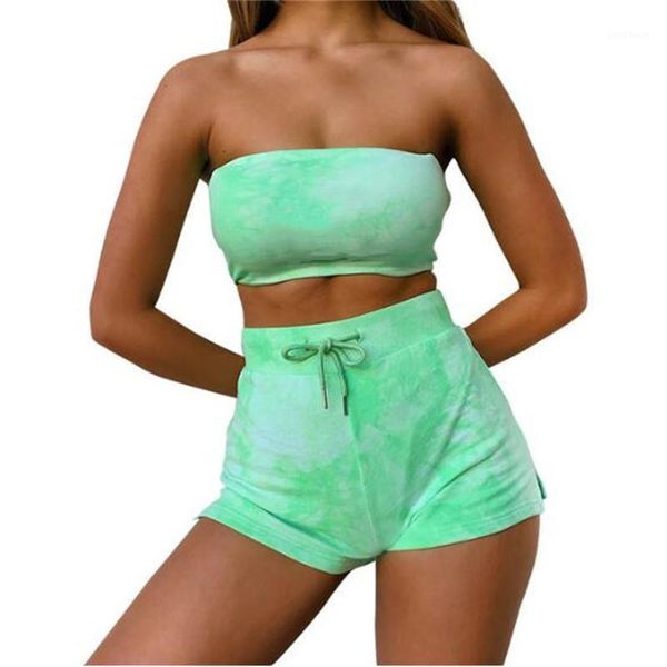 yoga outfits tie dye print set women off shoulder bandeau tank casual shorts fitness running gym sports suit workout clothes1, White;red
yoga outfits tie dye print set women off shoulder bandeau tank casual shorts fitness running gym sports suit workout clothes1, White;red