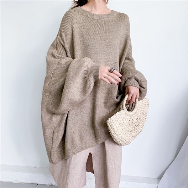 lanmrem autumn new fashion solid color round neck pullover bat sleeve large size long knit sweater women pb615 201109, White;black
lanmrem autumn new fashion solid color round neck pullover bat sleeve large size long knit sweater women pb615 201109, White;black