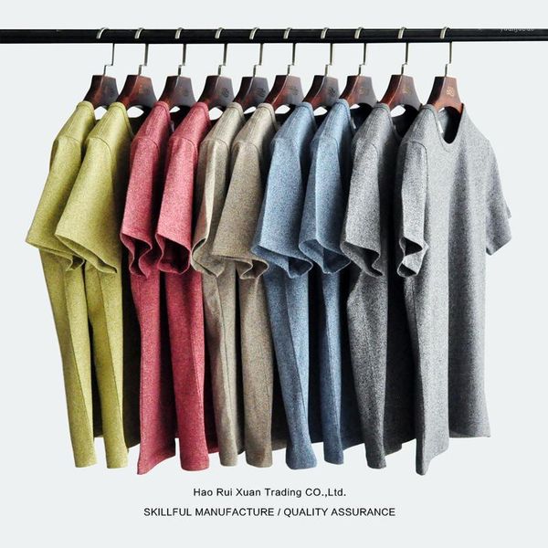 three needles strengthen colored spun yarn t shirt summer men's cotton short sleeve pepper salt t-shirt1, White;black
three needles strengthen colored spun yarn t shirt summer men's cotton short sleeve pepper salt t-shirt1, White;black