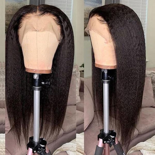 lace wigs kinky straight wig 13x4 front human hair for black women remy yaki pre plucked with baby, Black;brown
lace wigs kinky straight wig 13x4 front human hair for black women remy yaki pre plucked with baby, Black;brown
