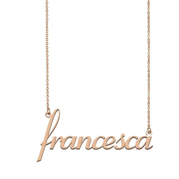 pendant necklaces francesca name necklace , custom for women girls friends birthday wedding christmas mother days gift, Silver
pendant necklaces francesca name necklace , custom for women girls friends birthday wedding christmas mother days gift, Silver
