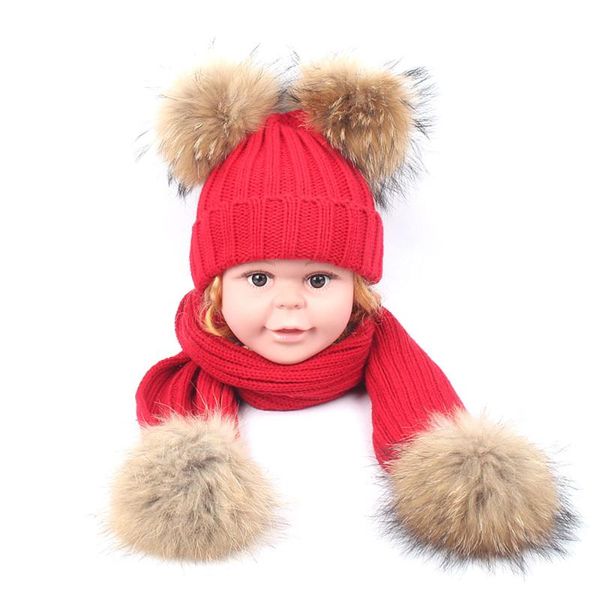 hair accessories baby hats winter born toddler knitted hat scarf set with double fur pompom ball cap kids warm beanie, Slivery;white
hair accessories baby hats winter born toddler knitted hat scarf set with double fur pompom ball cap kids warm beanie, Slivery;white