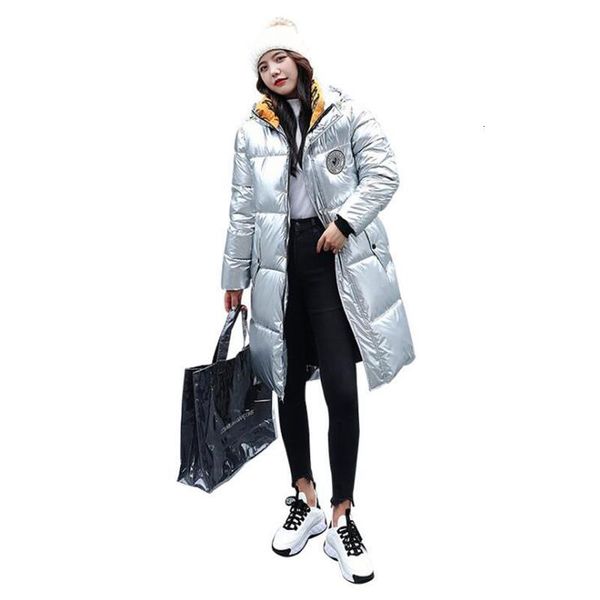 2021 new long epaulet with hoodie winter jacket silver parka champagne shiny lady from the female office fvc3, Black
2021 new long epaulet with hoodie winter jacket silver parka champagne shiny lady from the female office fvc3, Black