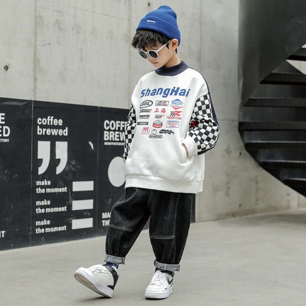 sweater korean late thickened boys' autumn winter wtern sle half high collar big children's loose pullover ye5e, Black
sweater korean late thickened boys' autumn winter wtern sle half high collar big children's loose pullover ye5e, Black