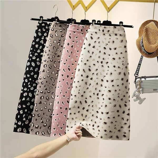 new fall 2020 straight skirt for women black fashion wrap hip slim leopard knit winter long skirt casual retro split bottoms
new fall 2020 straight skirt for women black fashion wrap hip slim leopard knit winter long skirt casual retro split bottoms