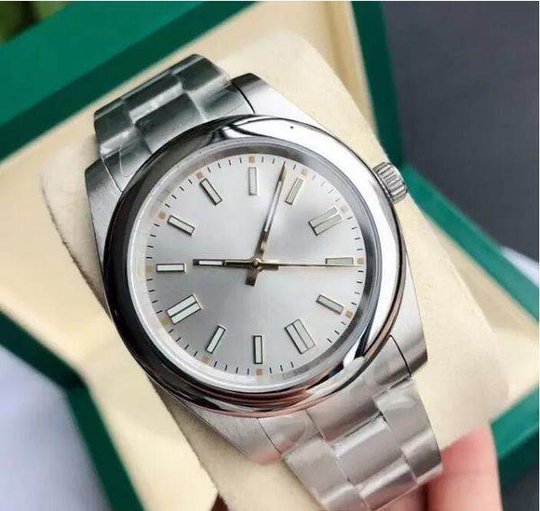 men watch diameter 39mm 2813 movement stainless steel watchband automatic mechanical men's sports watch wristwatches, Slivery;brown
men watch diameter 39mm 2813 movement stainless steel watchband automatic mechanical men's sports watch wristwatches, Slivery;brown