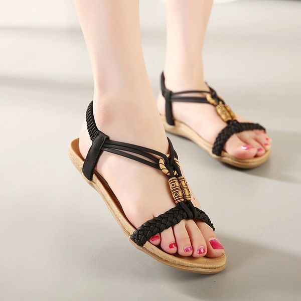 new 2020 summer beach shoes women sandals flat women's sandals ladies brand summer footwear zh2291 #by89, Black
new 2020 summer beach shoes women sandals flat women's sandals ladies brand summer footwear zh2291 #by89, Black