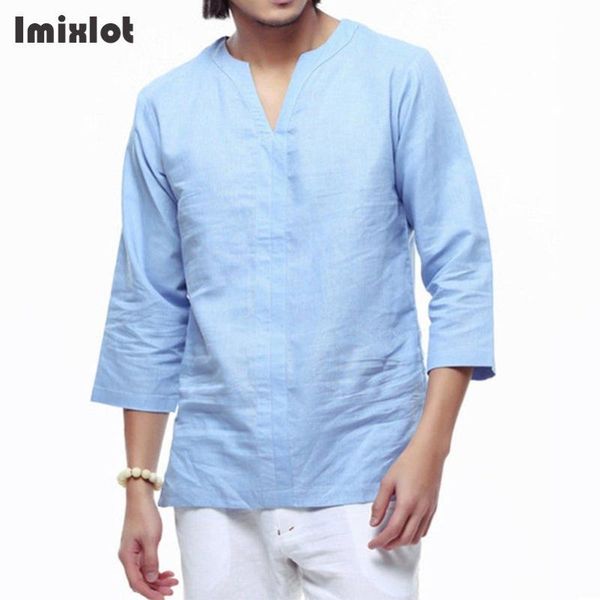 men's casual shirts blouse cotton linen shirt loose long sleeve tee plus size 3xl autumn summer men, White;black
men's casual shirts blouse cotton linen shirt loose long sleeve tee plus size 3xl autumn summer men, White;black