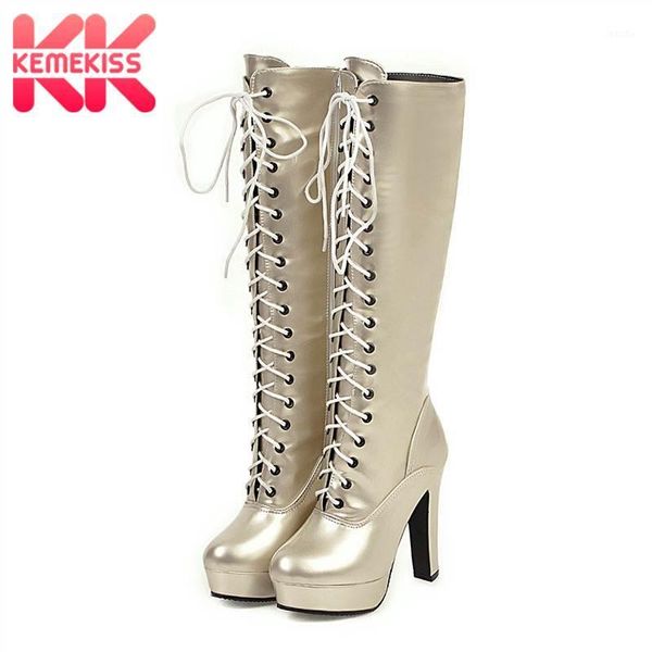 boots kemekiss plus size 34-48 platform women knee high cross strap knight fashion heels female botas footwear1, Black
boots kemekiss plus size 34-48 platform women knee high cross strap knight fashion heels female botas footwear1, Black