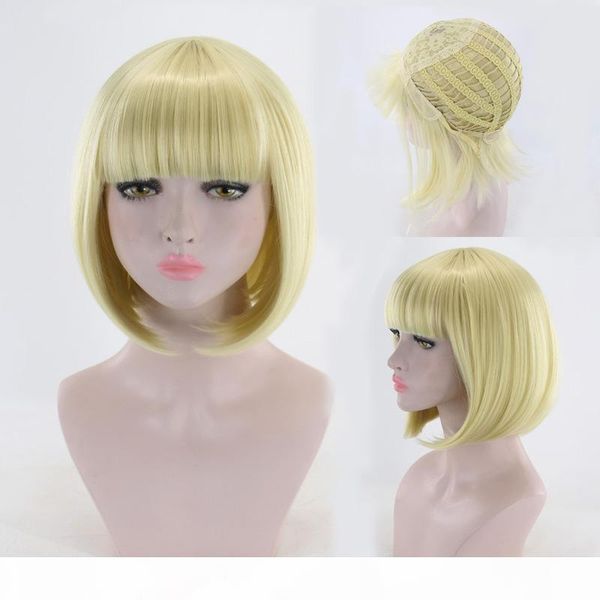 no bad smell factory direct wig bobo head wig female short hair handsome lifelike qi liu hai short curly hair bobo head short hair turecolor, Black
no bad smell factory direct wig bobo head wig female short hair handsome lifelike qi liu hai short curly hair bobo head short hair turecolor, Black