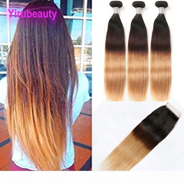 malaysian human hair 3 bundles with 4 x 4 lace closure ombre hair 1b 4 27 straight hair wefts with closure, Black;brown
malaysian human hair 3 bundles with 4 x 4 lace closure ombre hair 1b 4 27 straight hair wefts with closure, Black;brown