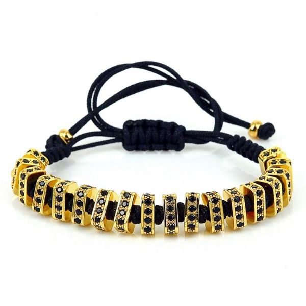 new men bangles & bracelets, 15pcs micro pave black cz spacers beads charm bracelet women lovers fashion jewelry, Golden;silver
new men bangles & bracelets, 15pcs micro pave black cz spacers beads charm bracelet women lovers fashion jewelry, Golden;silver