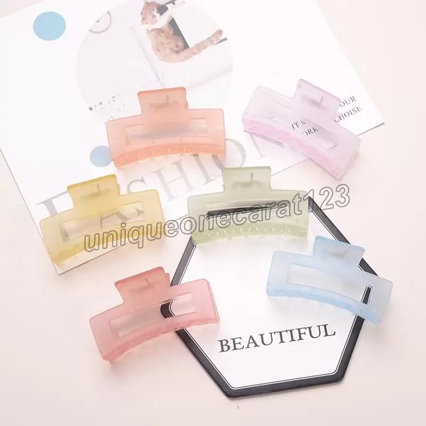 fashion accessories jelly color hair claw jaw clips transparent hairs clamps holder plastic headdress girl square shape, Golden;silver
fashion accessories jelly color hair claw jaw clips transparent hairs clamps holder plastic headdress girl square shape, Golden;silver