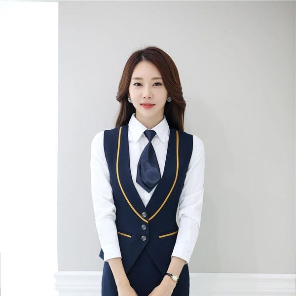 elegant blue slim fashion blazers jackets waistcoat ladies female vest coat uniforms women outwear styles autumn winter, Black;white
elegant blue slim fashion blazers jackets waistcoat ladies female vest coat uniforms women outwear styles autumn winter, Black;white