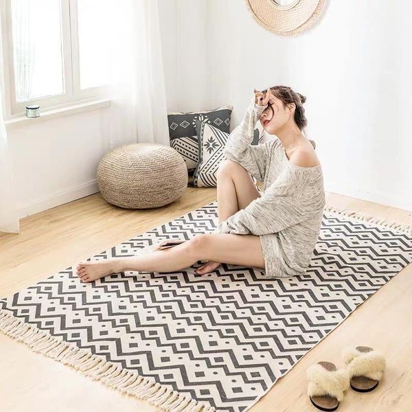 carpets all math beige color vintage cotton are rug 120x170cm, ins decoration bedside carpet, nordic coffee table floor mat1
carpets all math beige color vintage cotton are rug 120x170cm, ins decoration bedside carpet, nordic coffee table floor mat1