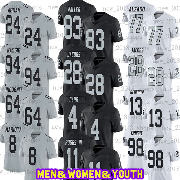 28 josh jacobs 83 darren waller 4 derek carr jersey 11 henry ruggs iii 13 hunter renfrow football 98 maxx crosby 77 lyle alzado 24 johnathan, Blue;black
28 josh jacobs 83 darren waller 4 derek carr jersey 11 henry ruggs iii 13 hunter renfrow football 98 maxx crosby 77 lyle alzado 24 johnathan, Blue;black