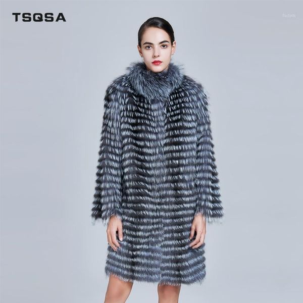 tsqsa women real silver fur coats natural fur winter fashion striped jackets vest female warm outerwear lady clothes tac17131, Black
tsqsa women real silver fur coats natural fur winter fashion striped jackets vest female warm outerwear lady clothes tac17131, Black