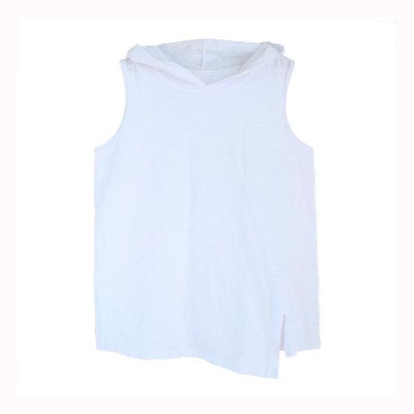 women cotton hooded tees tanks t shirt sleeveless for ladies fashion casual loose for summer t1111, White
women cotton hooded tees tanks t shirt sleeveless for ladies fashion casual loose for summer t1111, White
