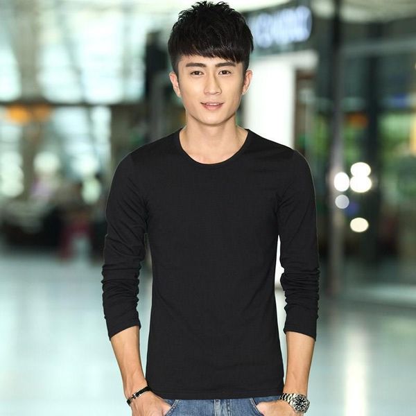 pure black t-shirt men's axis versatile autumn slim low collar long sleeve youth korean version bottom sticker body shirt thin, White;black
pure black t-shirt men's axis versatile autumn slim low collar long sleeve youth korean version bottom sticker body shirt thin, White;black