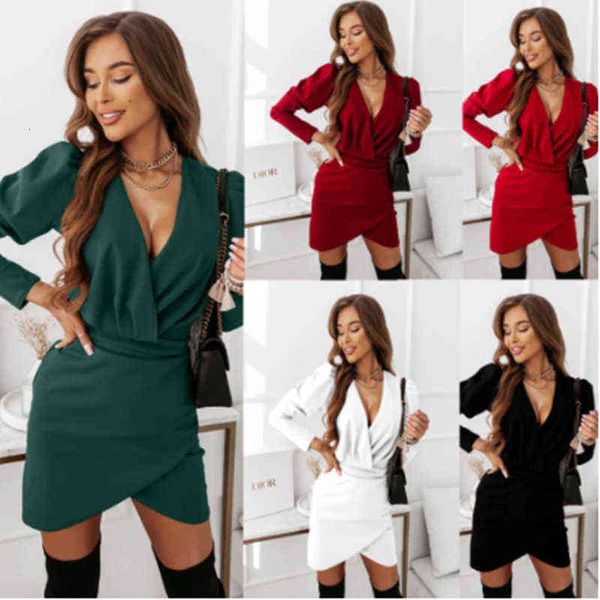 casual dresses 2022 autumn winter long bubble sleeve v-neck wrap hip split middle skirt dr, Black;gray
casual dresses 2022 autumn winter long bubble sleeve v-neck wrap hip split middle skirt dr, Black;gray
