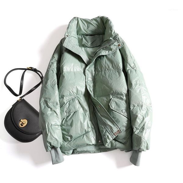 2020 new winter women puffer jacket white duck down coat long sleeve stand collar warm parka female short waterproof coat1, Black
2020 new winter women puffer jacket white duck down coat long sleeve stand collar warm parka female short waterproof coat1, Black