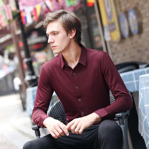 mrmt 2020 brand autumn new men's shirts wool long-sleeved shirt for male casual solid color shirt, White;black
mrmt 2020 brand autumn new men's shirts wool long-sleeved shirt for male casual solid color shirt, White;black