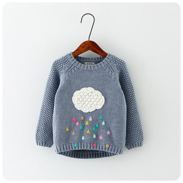 new winter cartoon baby boys and girls sweater cloud raindrops kids clothes children sweater warm long sleeve for girls knitwear1, Blue
new winter cartoon baby boys and girls sweater cloud raindrops kids clothes children sweater warm long sleeve for girls knitwear1, Blue