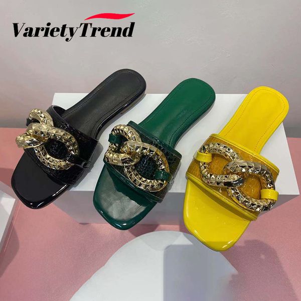 women slippers ladies retro square head slippers outdoor flat sandals summer new chain slippers zapatillas casa mujer zapatos, Black
women slippers ladies retro square head slippers outdoor flat sandals summer new chain slippers zapatillas casa mujer zapatos, Black