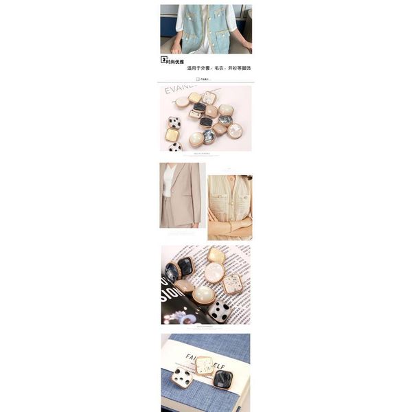 square pearl metal buttons for clothing sewing accessories button on clothes women decorative diy italy botones high bbylot, Blike;white
square pearl metal buttons for clothing sewing accessories button on clothes women decorative diy italy botones high bbylot, Blike;white