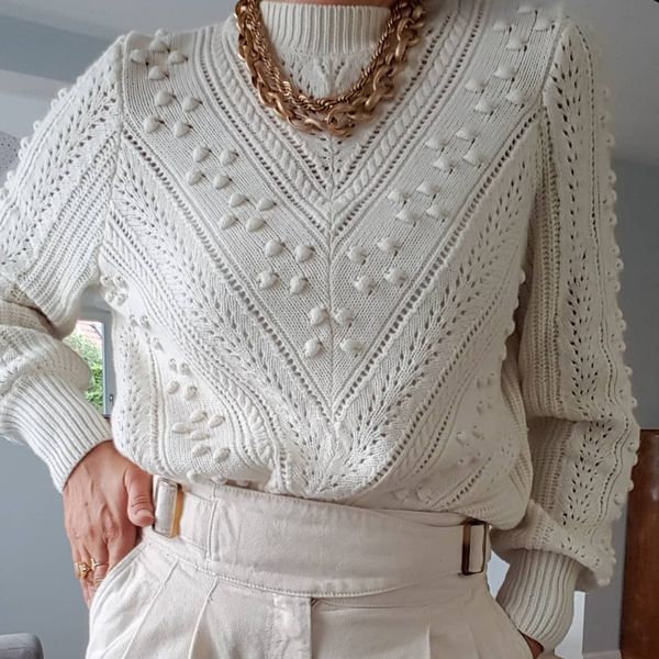 hollow out nightgown autumn 2020 elegant neck long sleeve winter sweater office lady sweaters for women's fashion, White;black
hollow out nightgown autumn 2020 elegant neck long sleeve winter sweater office lady sweaters for women's fashion, White;black