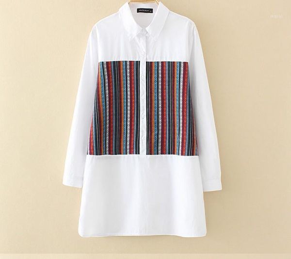 women's blouses & shirts plus size women's and 2021 spring korean version of fashion casual color stripe stick cloth longsleeve sh, White
women's blouses & shirts plus size women's and 2021 spring korean version of fashion casual color stripe stick cloth longsleeve sh, White